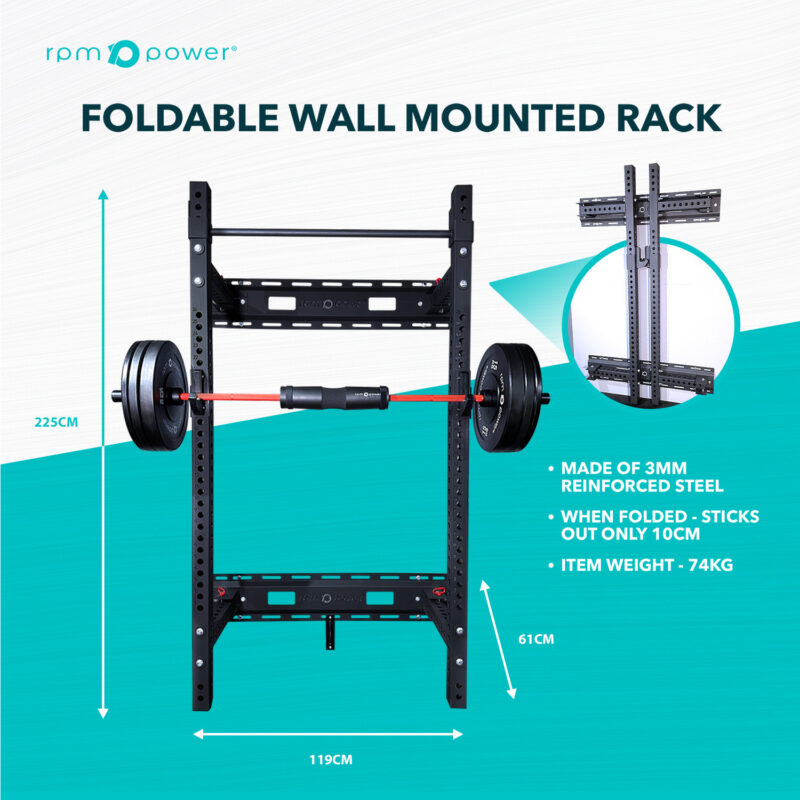 Foldable Wall Mounted Squat Rack Rpm Power Uk